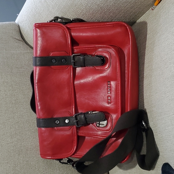 Ted Baker London Bags Ted Baker Red Messenger Bag Poshmark